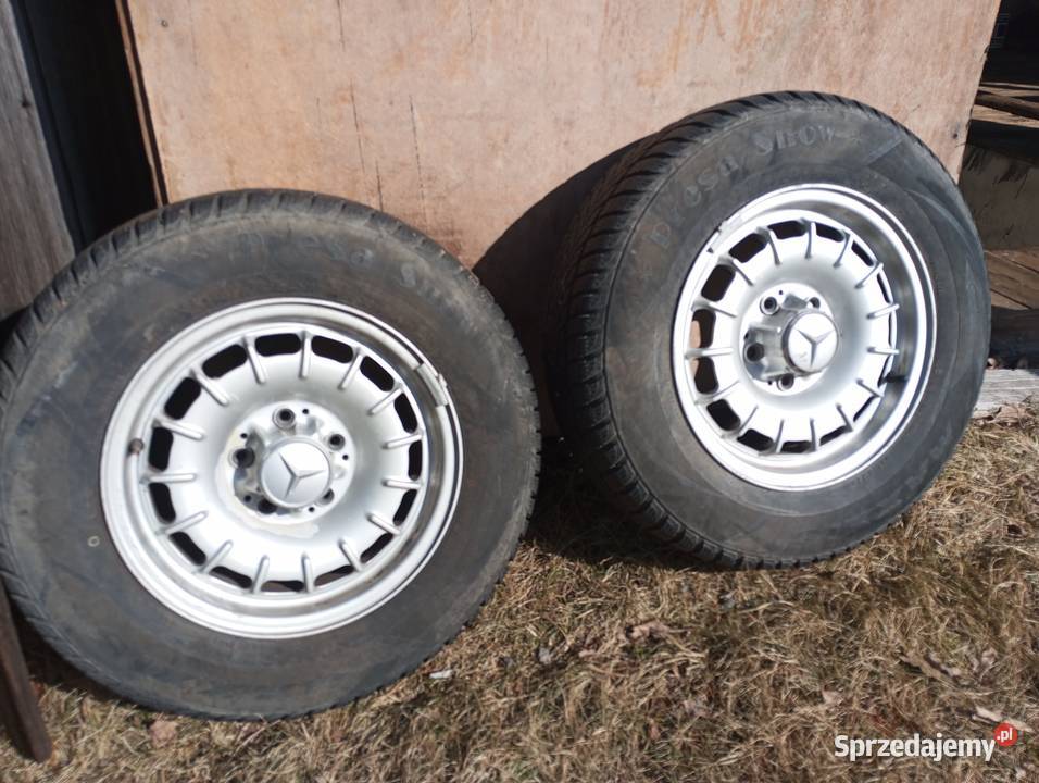 Mercedes W116 W123 W126 koła zimowe baroki 65J14 Samochodowe Kielce