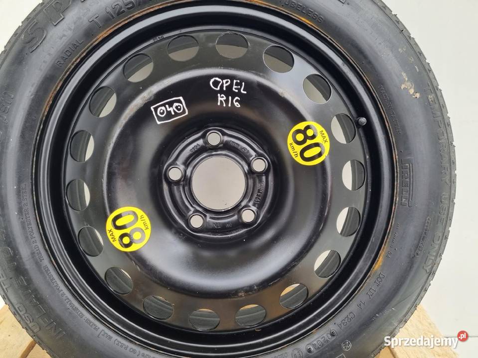 KOŁO 125 85 R16 ZAPASOWE DOJAZDOWE Opel Vectra C Chełm