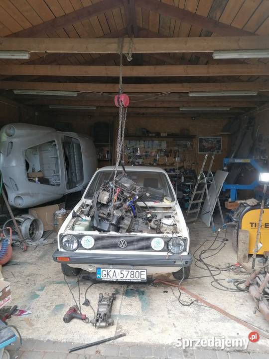 Vw caddy mk1 silnik 18gt komplet skrzynia wiazka Przodkowo