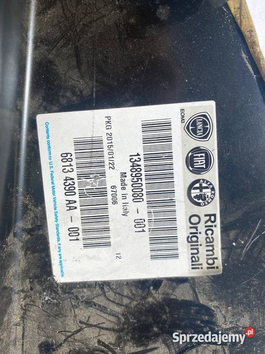 Fiat DUCATO wzmocnienie 1348950080 części blacharskie Karoseria Dębica