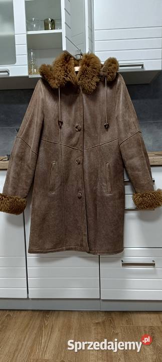 Kożuch damski skóra naturalna Bez wzoru Dębica sprzedam