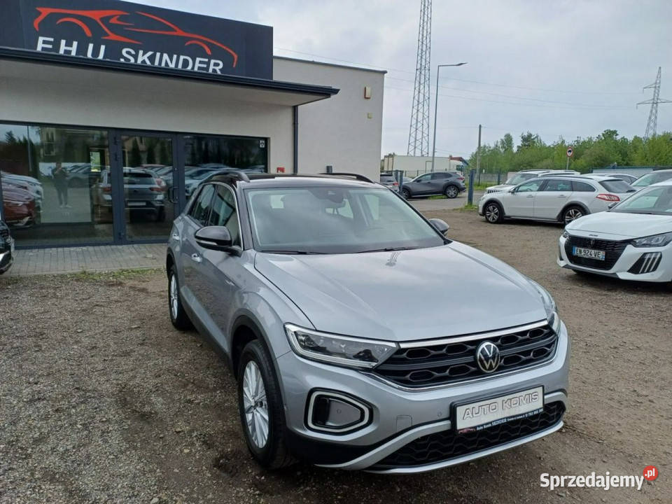 Volkswagen TRoc IQLEDY1 wł Navi Kamera Tablet srebrny T-Roc sprzedam