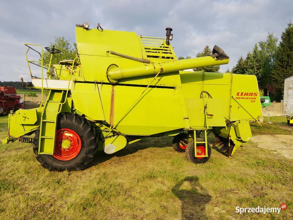 Kombajn zbożowy Claas Mercator 50 z sieczkarnia Zbożowe mazowieckie Skaryszew