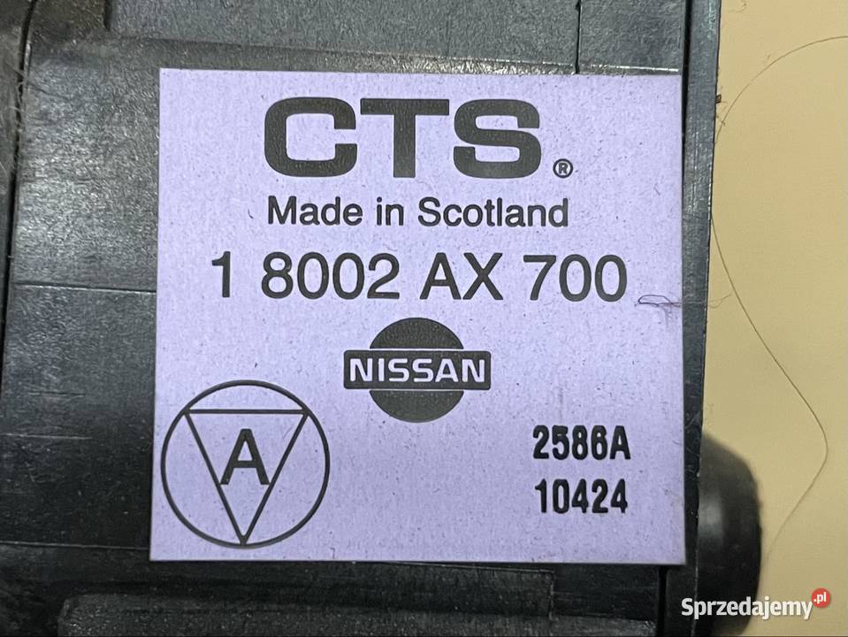 Potencjometr padał gazu Nissan micra k12 Szczecin