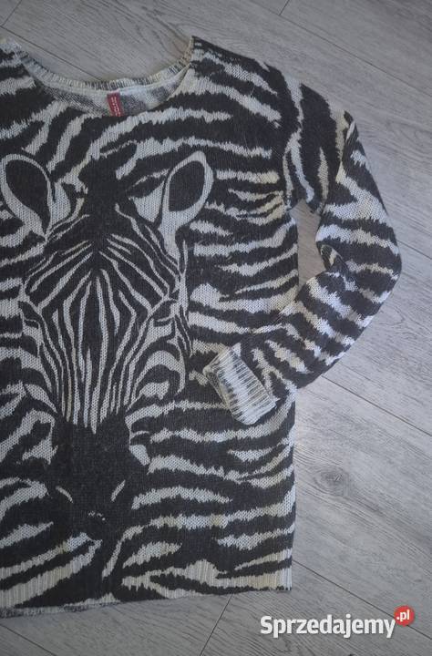 Sweter damski Zebra 38M długi Łódź