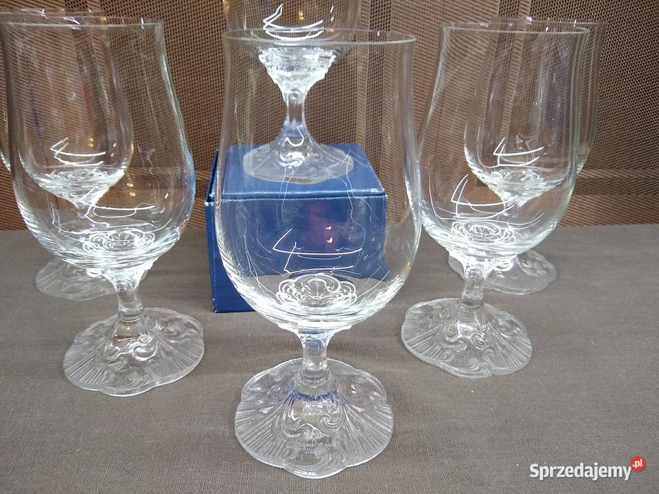 Kieliszki do piwa wody Rosenthal Monbijou 6 Porcelana i szkło