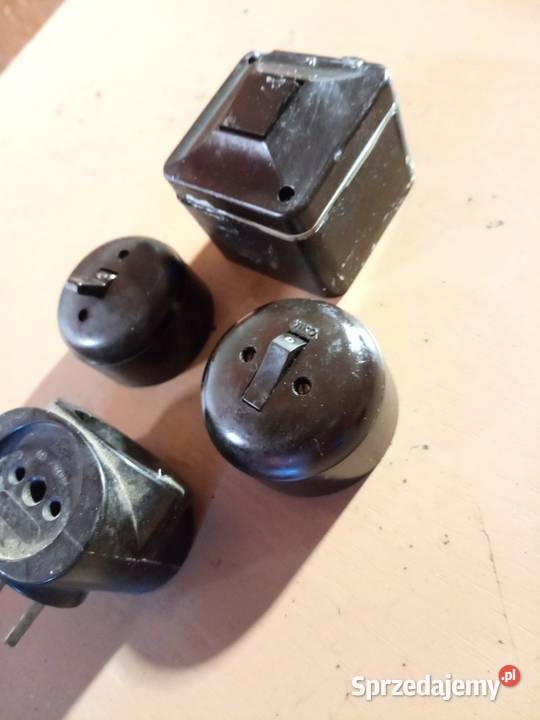 Przełącznik wyłącznik bakielit prl loft Stalowa Wola