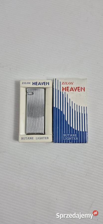 Vintage zapalniczka ZILON HEAVEN Oryginalny BOX Biłgoraj sprzedam