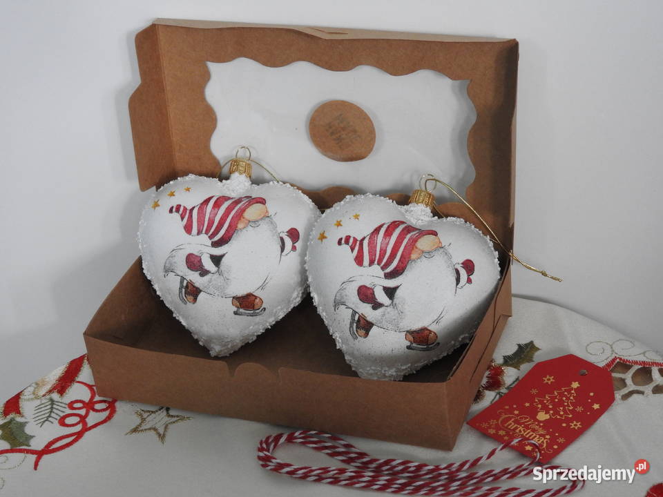 Bombki decoupage handmade prezent święta śląskie Bytom