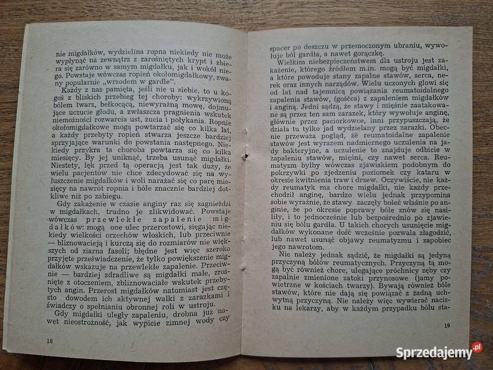 Angina i jej skutki Teofila Bystrzanowska małopolskie Kraków