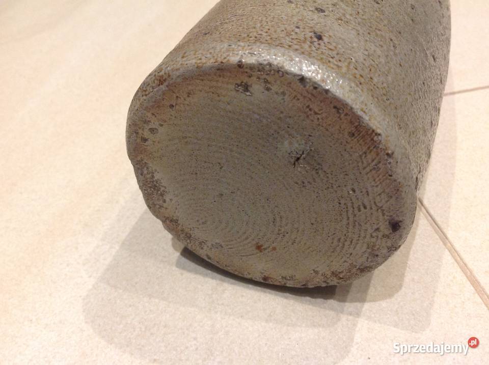 Stara Butelka Kamionkowa Szkliwiona Bolesławiec Nowa Sól