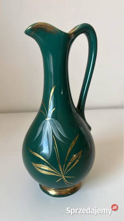 Amfora wazon dzbanek Ręcznie malowany Sygnatura pomorskie Gdańsk