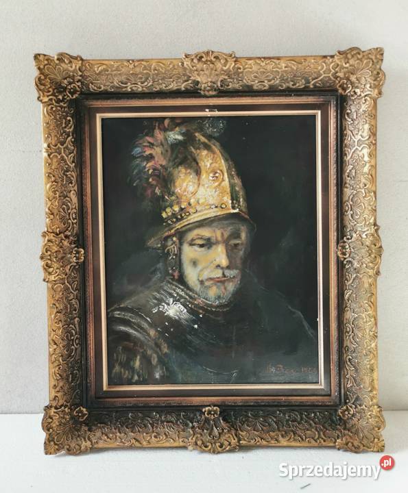 REMBRANDT MANN GOLDHELM Człowiek w złotym hełmie Pabianice