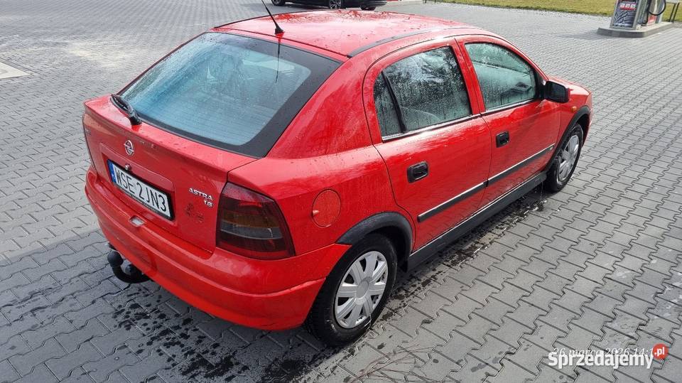 Opel Astra G 16 8v manualna mazowieckie Sierpc