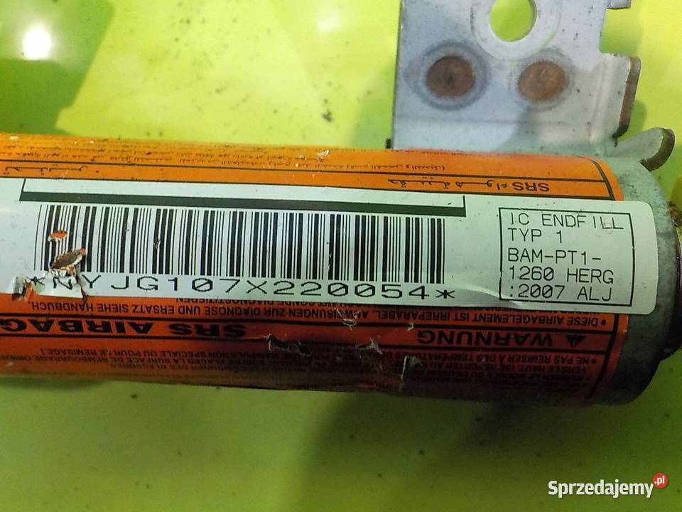 NISSAN XTRAIL II T31 08r 5D kurtyna powietrzna mazowieckie Suków