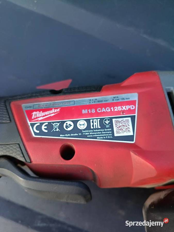 Szlifierka kątowa Milwaukee Nysa