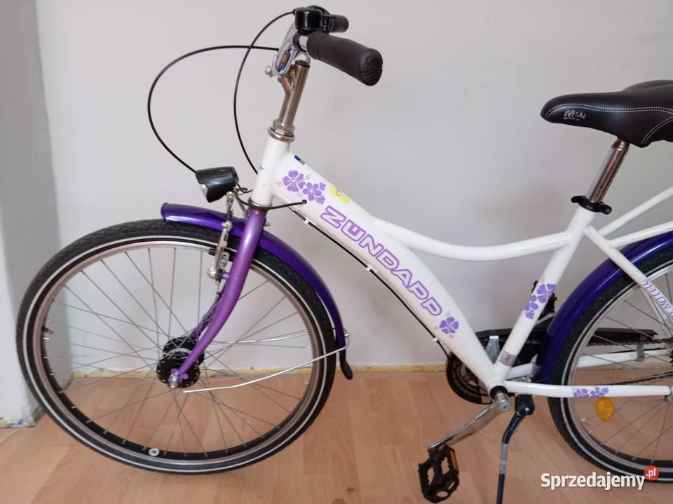 Rower młodzieżowy 26 3 biegi Dynamo w kole LED Ciechanów