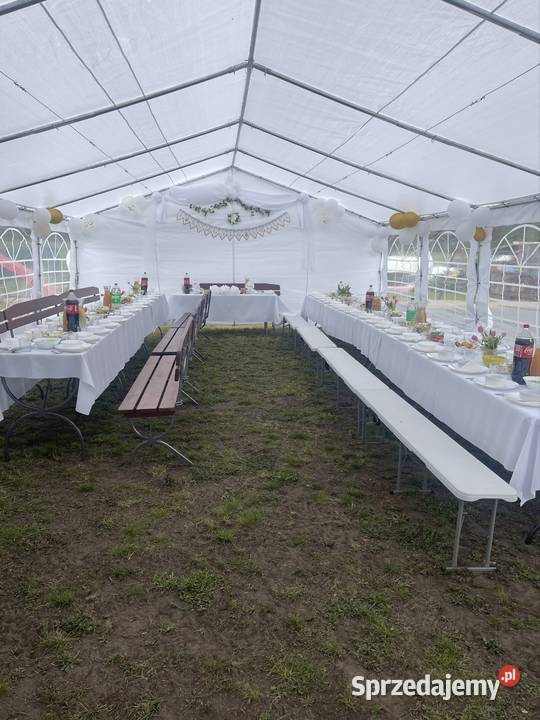 Namioty do wynajęcia 3x5 3x6 4x8 5x8 5x10 6x12 Warszawa
