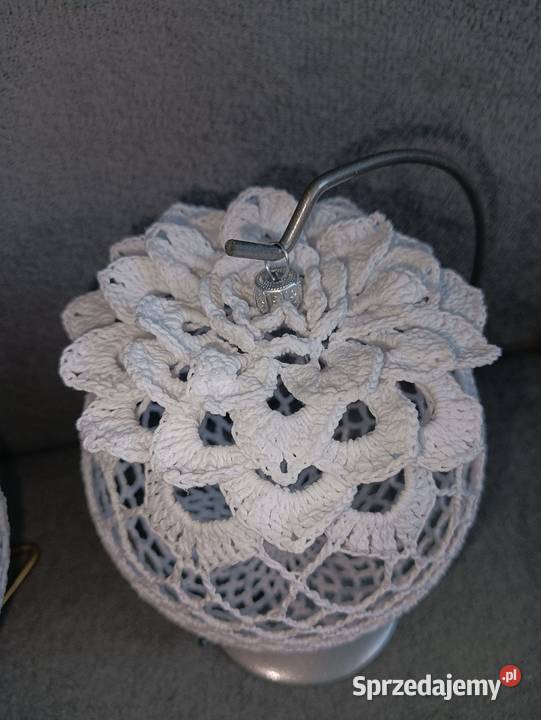 Bombki szydełkowe kwiat Lublin