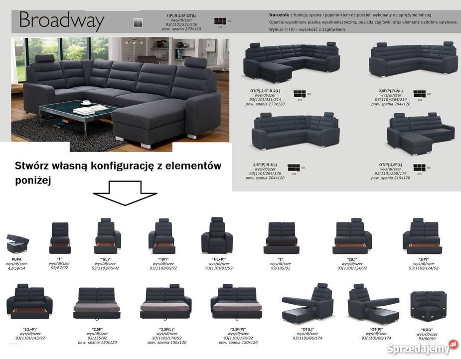 Narożnik Modułowy Broadway Warszawa
