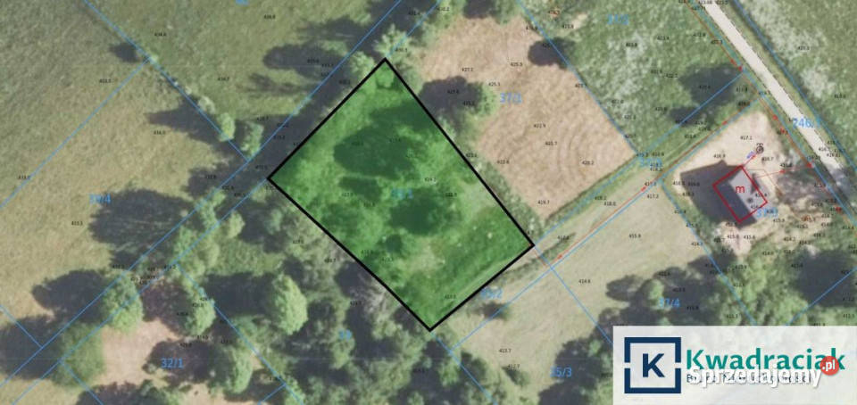Działka Kulaszne 1842m2 Sprzedaż