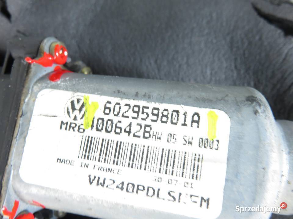 PODNOŚNIK SZYBY PRAWY 3D SEAT IBIZA III Mechanizmy opuszczania szyb