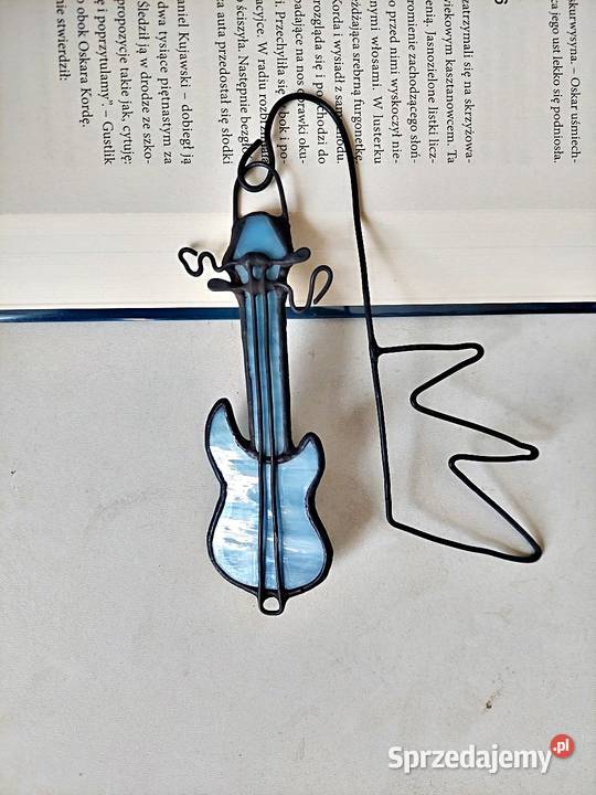 Zakładka do książki Gitara elektryczna witraż Piekary Śląskie sprzedam