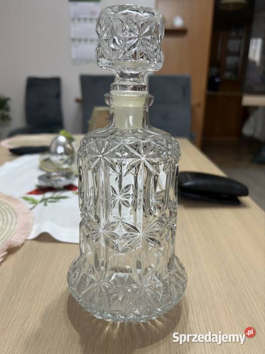Zestaw kryształowy wazonkarafka opolskie
