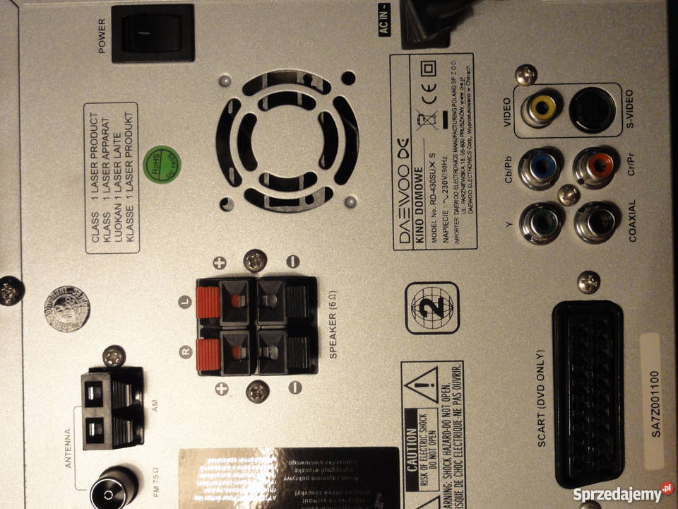 miniwieża mikrowież wieża Daewoo RD430SUXS Wrocław