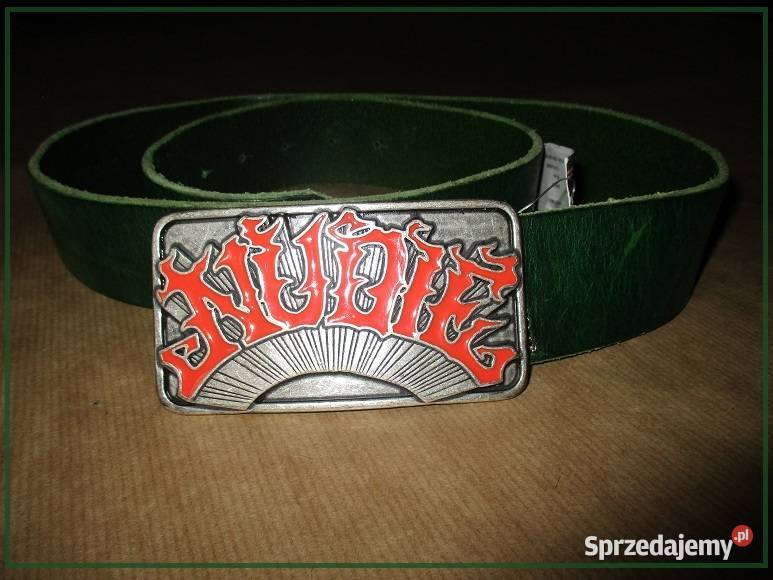 Pasek z ozdobną klamrą NUDIEpasekgalanteria Łódź