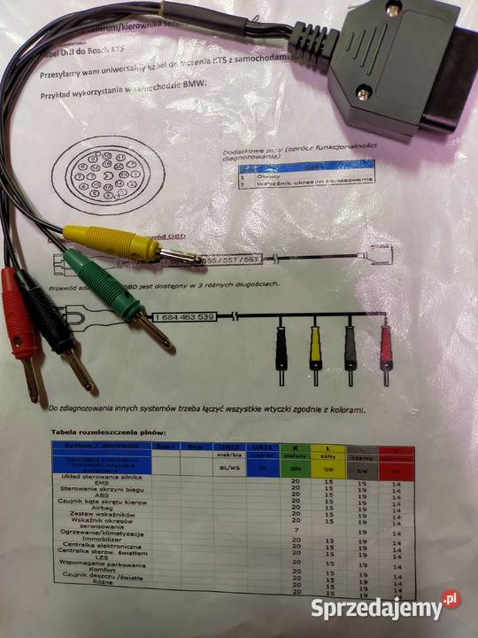 PRZEWÓD do kts BOSCH 1684465755 Bielsko-Biała