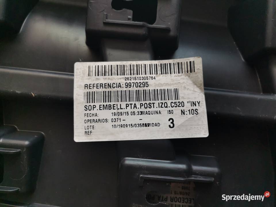 FORD KUGA MK2 LEWA BOCZNA LISTWA DRZWI TYŁ listwy boczne wielkopolskie Międzychód sprzedam