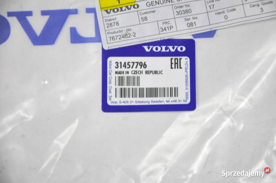 VOLVO XC40 linka ciegno maski europa oryginal OE Bielany Wrocławskie sprzedam