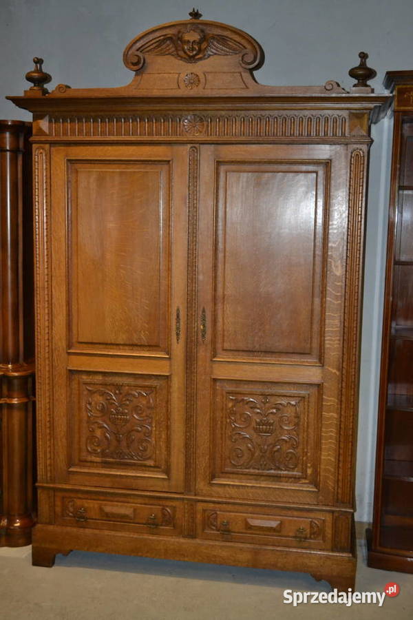 szafa neorenesansowa 1900 dąb sprzedam