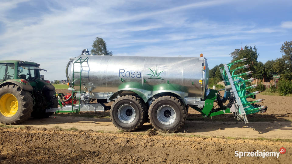 Wóz asenizacyjny ROSA 16R2 16000 litrów tandem Maszyny rolnicze Goliaty