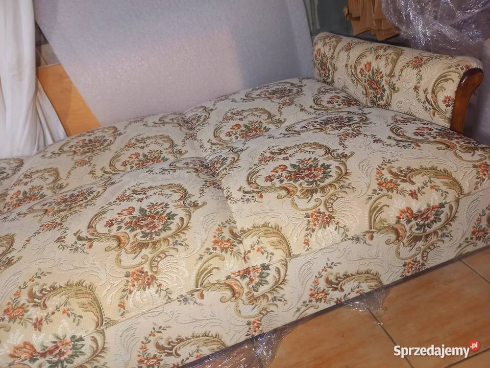 Sofa wersalka lirka wiosenne kwiaty Łóżka, wersalki i sofy Grójec