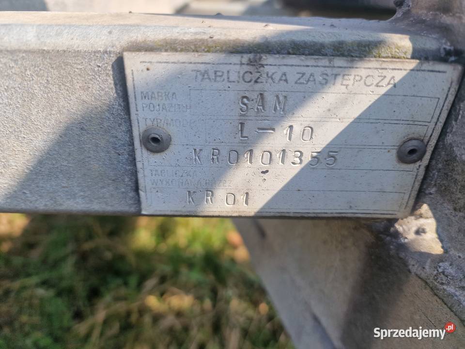 Przyczepa laweta SAM ATC Nowy Sącz