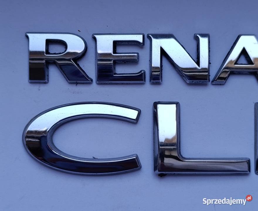 Napis emblemat Renault Clio III osobowe kujawsko-pomorskie Lipno sprzedam