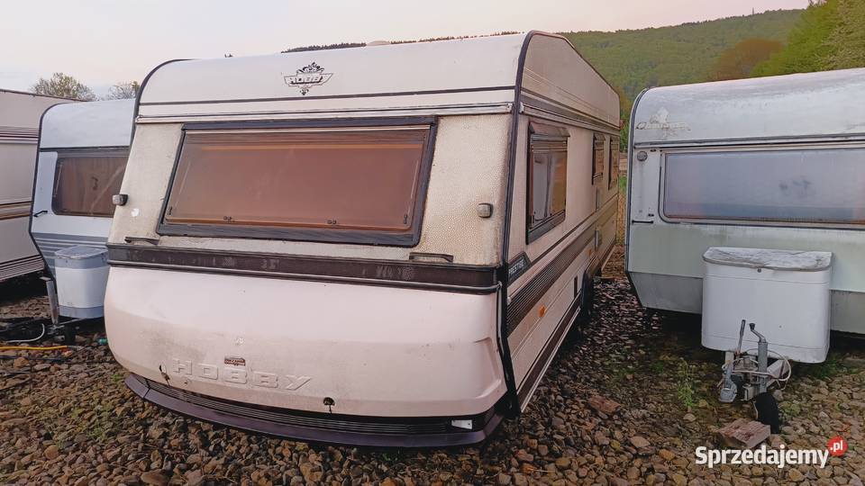 Przyczepa kempingowa campingowa kemping DOMEK Międzybrodzie Bialskie