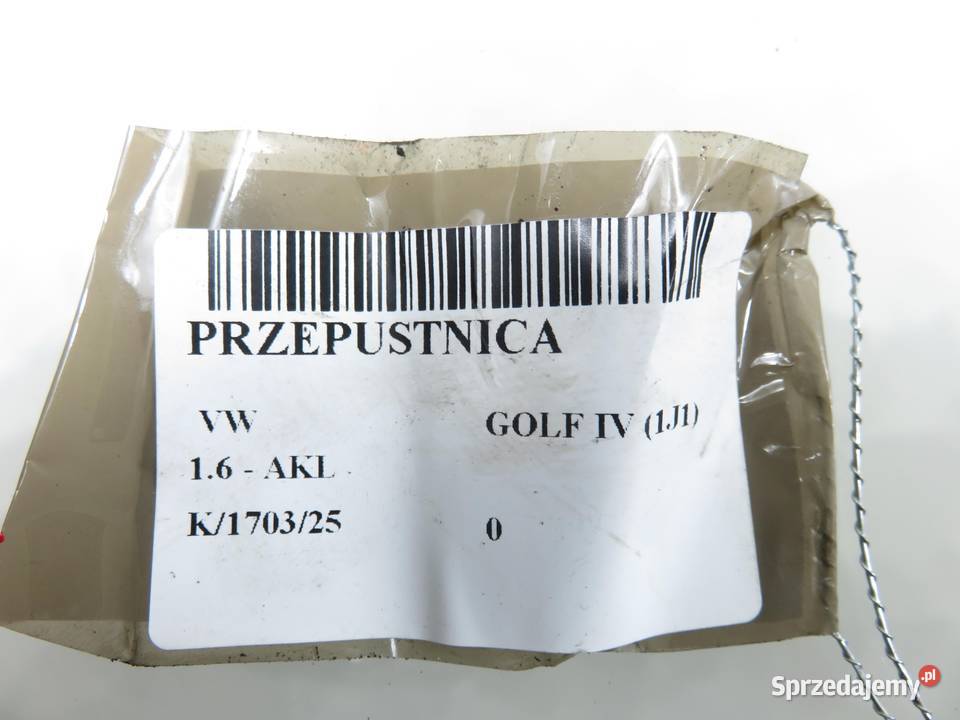 PRZEPUSTNICA VW GOLF IV 16 06A133064J Przepustnice