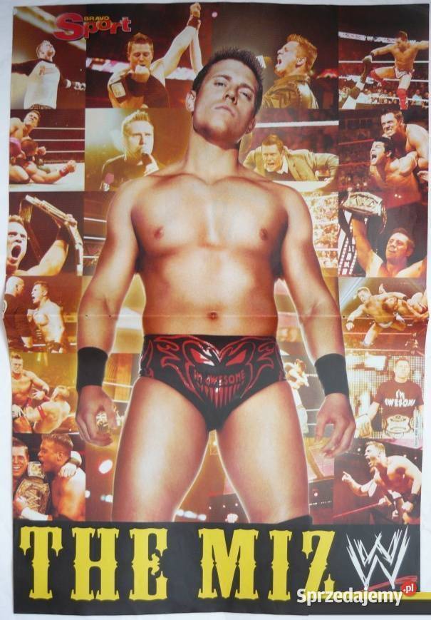PLAKATY THE MIZ WRESTLING WYPRZEDAŻ ŚWIAT kujawsko-pomorskie Bydgoszcz