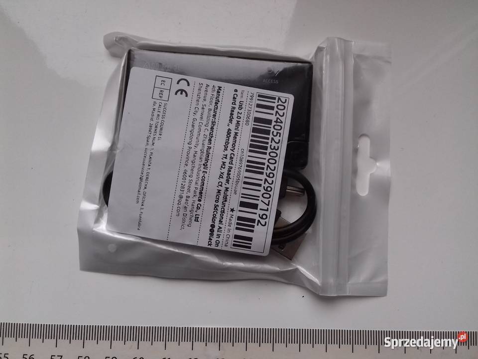 Czytnik kart pamięci 6w1 etykieta microSD MMC SD Bydgoszcz sprzedam
