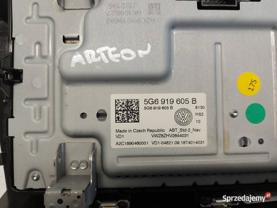 VW Arteon 3G8 2018r WYŚWIETLACZ EKRAN NAWIGACJI