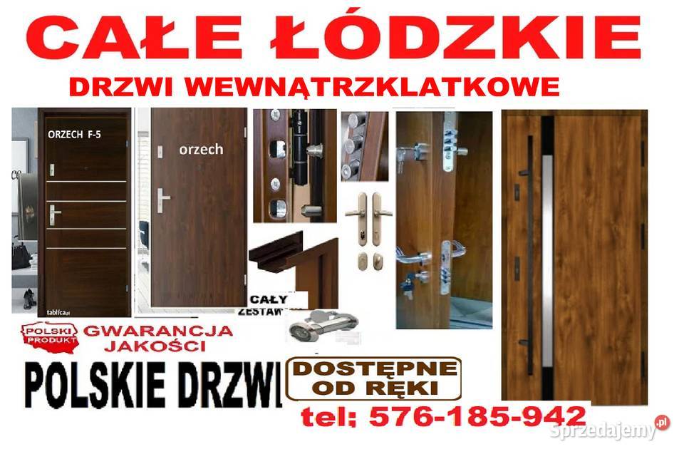 Drzwi wejściowe z montażem ZEWNĘTRZNE wyprzedaż Ozorków