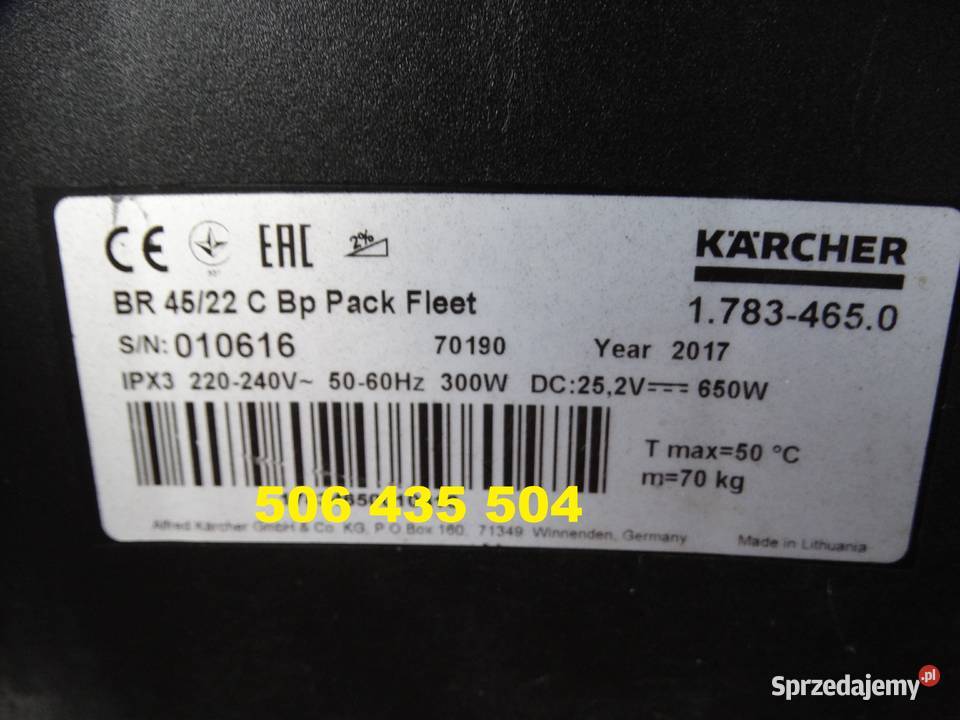 Szorowarka Karcher BR 4522 Radom