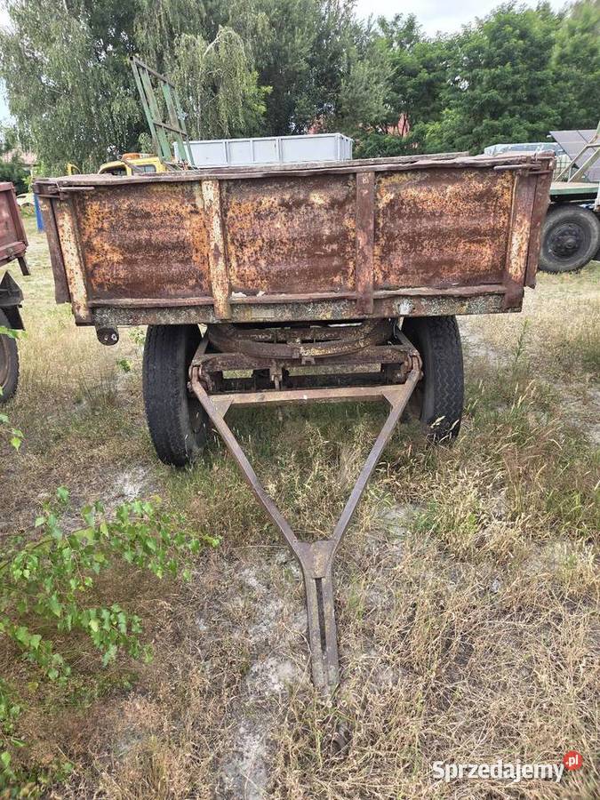 Przyczepa rolnicza Autosan Sanok sztywna D44 35t Przyczepy rolnicze Złoczew sprzedam