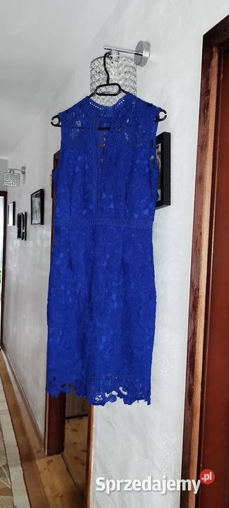 Sukienka koronka chabrowa Koronkowa  łódzkie