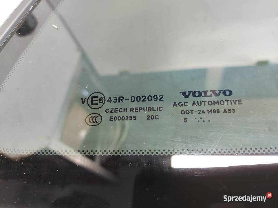 Volvo XC90 II D5 Szyba tył prawa 2015 AS3 osobowe
