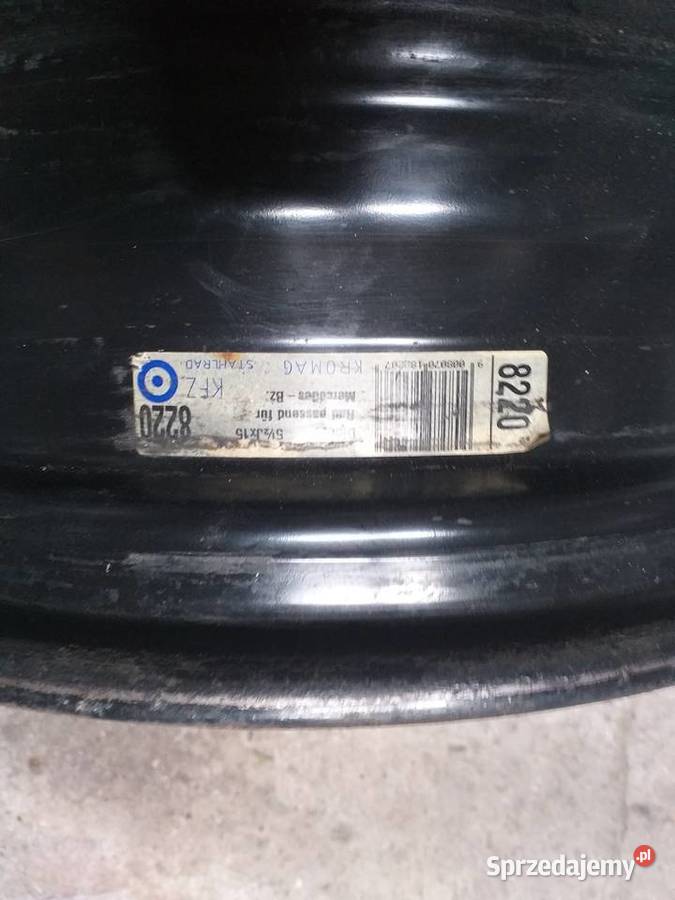 Felgi stalowe 15 orginalne 4 do Mercedesa Stróżewo