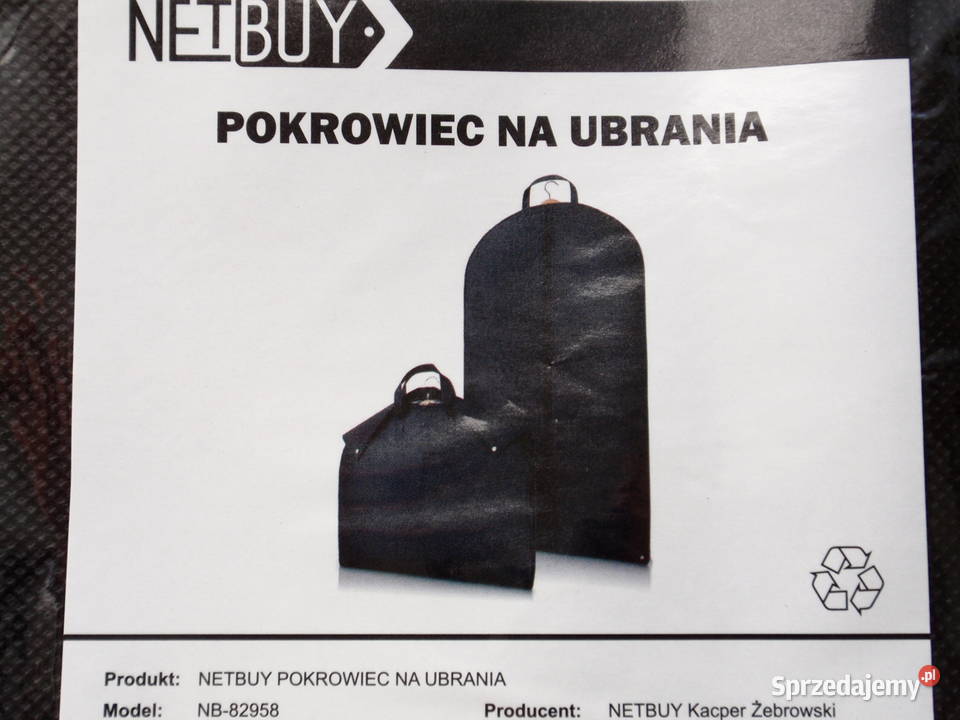 Pokrowiec na ubrania marynarka garsonka garnitur Łódź